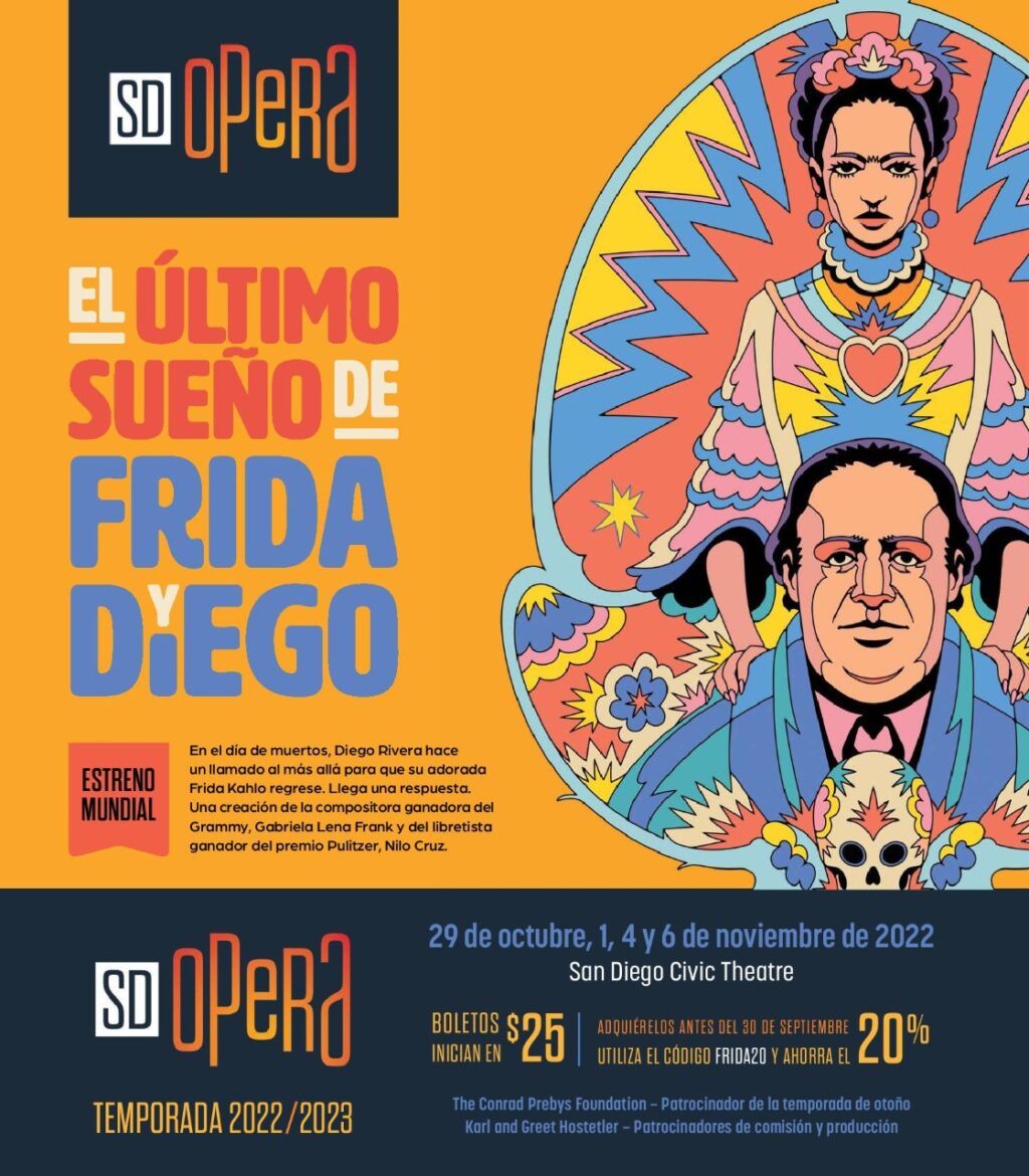 Talento mexicano en el estreno mundial de la ópera "El último sueño de Frida y Diego"