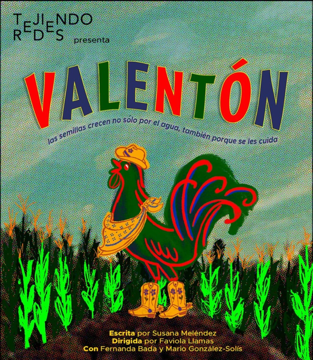 "Valentón": un pollito que se cree gallo y un niño que le teme a todo